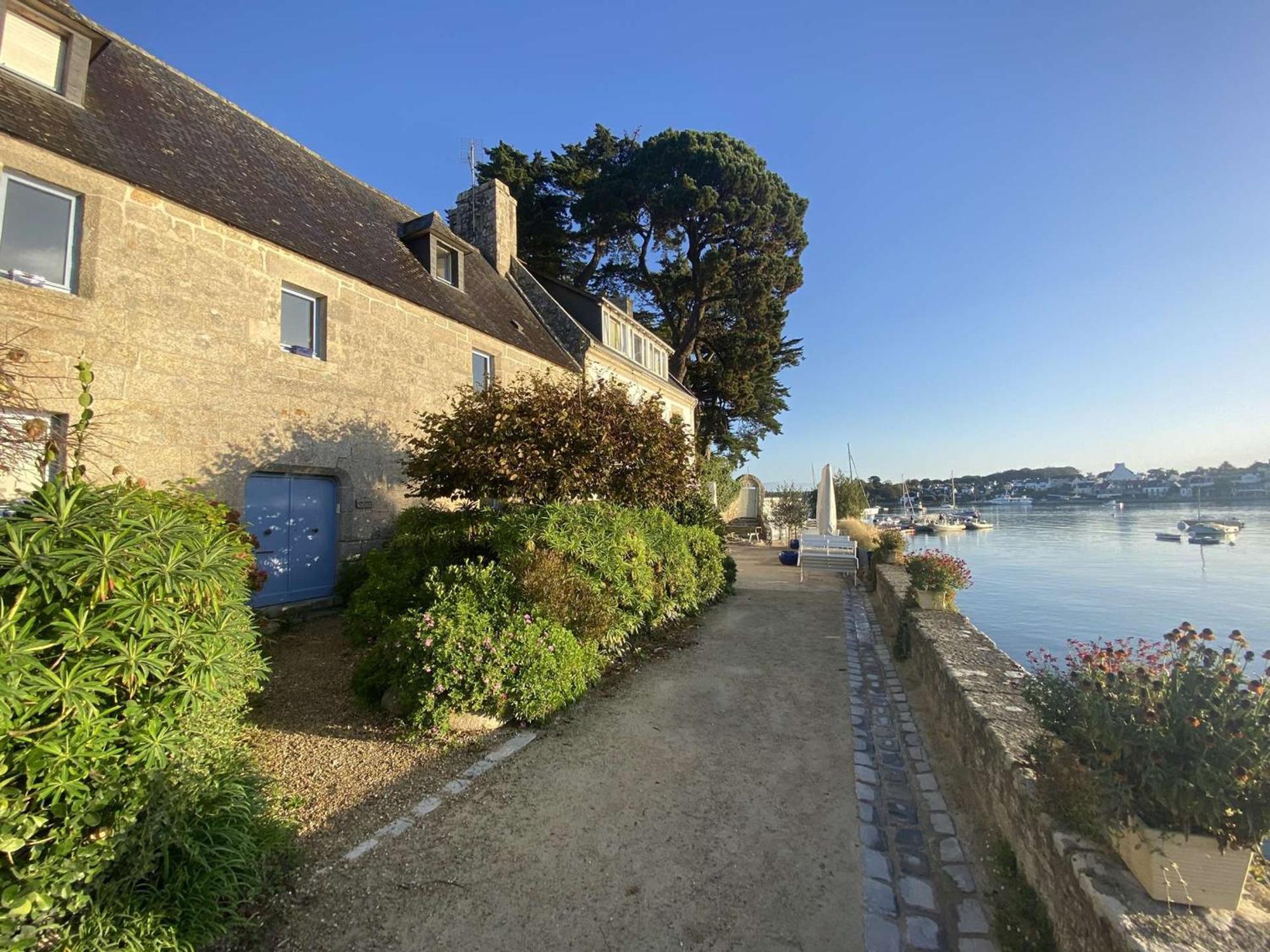 Combrit Sainte-Marine: T2 Duplex Renove Avec Jardin Prive Et Vue Sur Port - Fr-1-481-91 Apartment Exterior photo